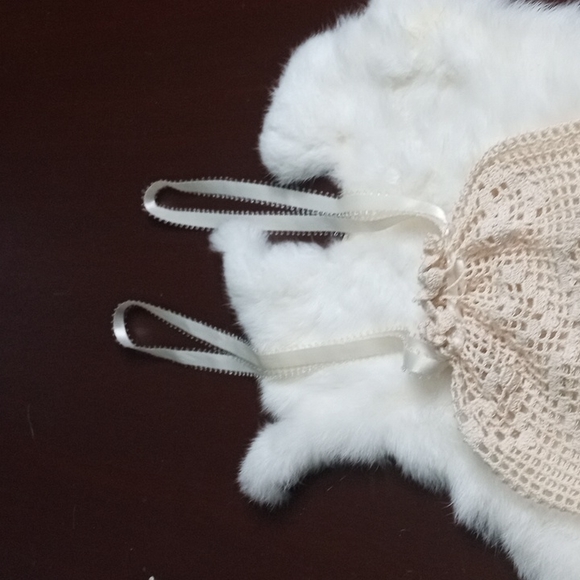 Handmade Ultra Bohemian Draw String Purse With Heart Pattern & Tassels - Picture 6 of 10